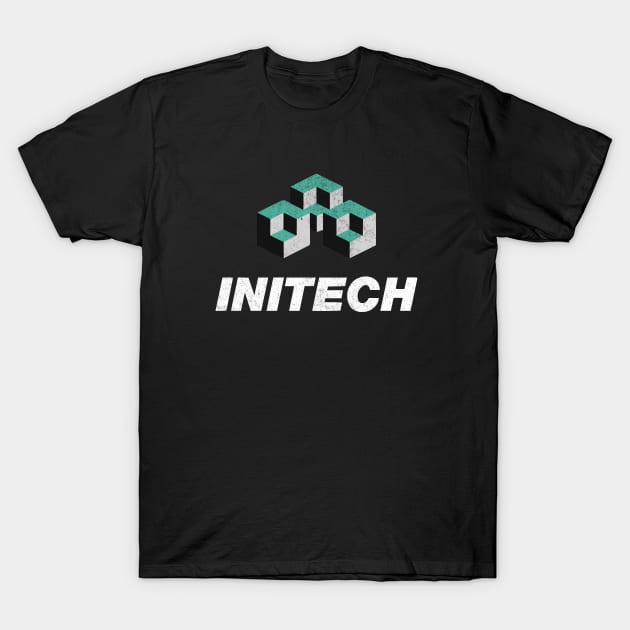 Initech vintage logo - Office Space T-Shirt by BodinStreet